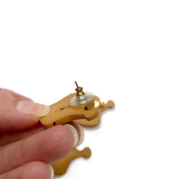 Watering Can Button Earring and Pin Set Gardening - Picture 2 of 4